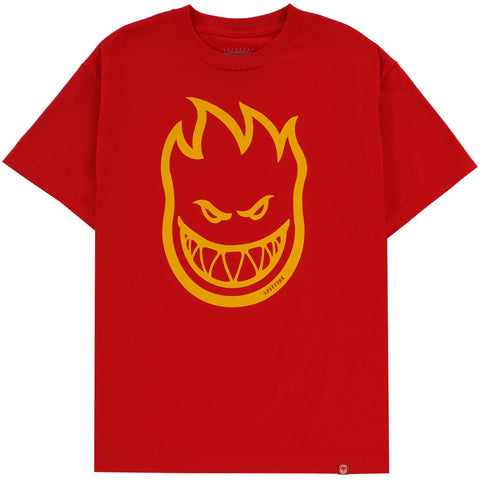 Spitfire Bighead Youth Tee / Red / Gold