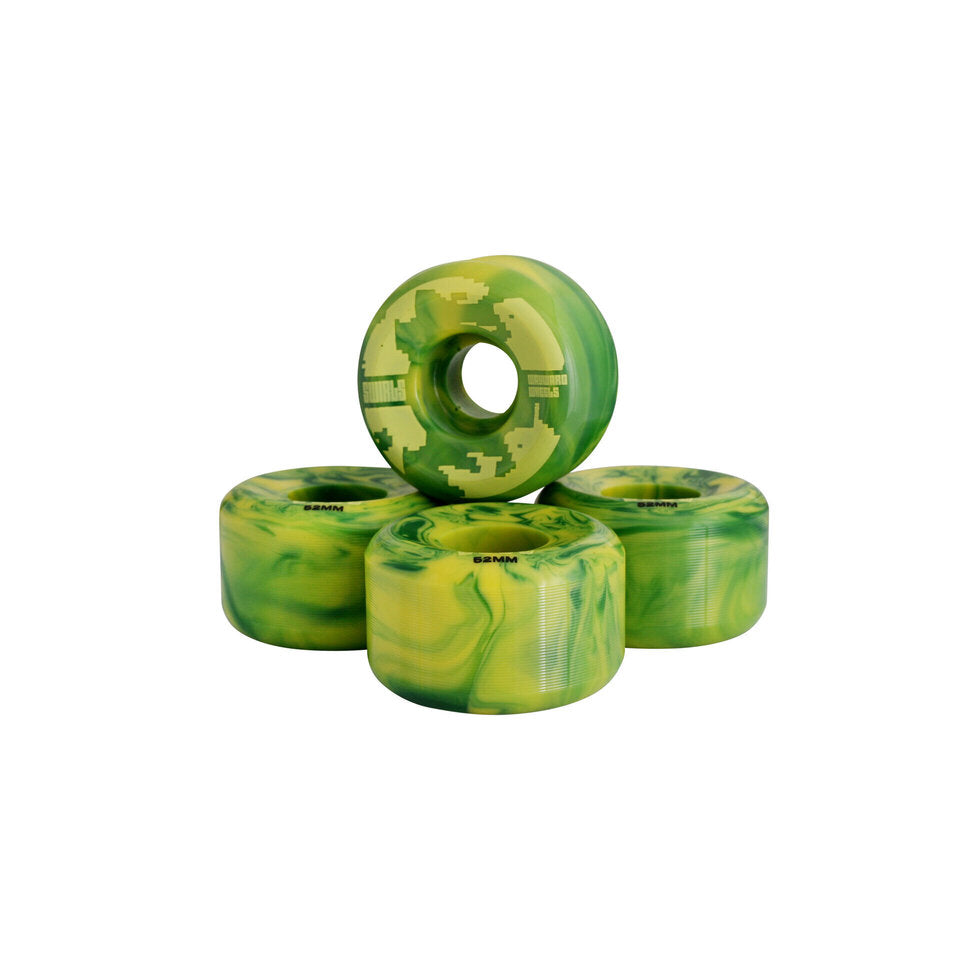 Wayward Wheels / Swirl Formula / Green / 52MM
