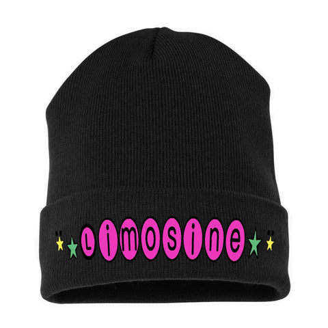 Limosine Pink Bubz Beanie / Black