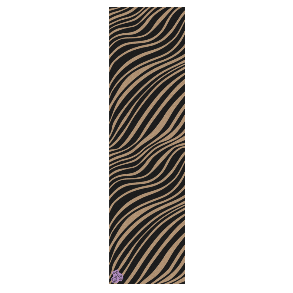 Fruity Griptape Sheet / Wavy Clear / Black