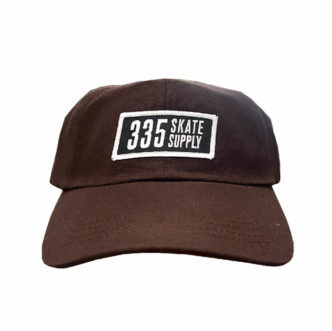 335 Patch Embroid Logo Hat / Dark Brown
