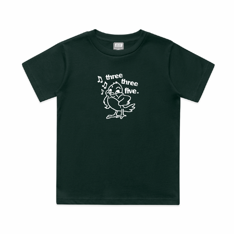 335 Chirpy Tee / Forest Green (Youth)