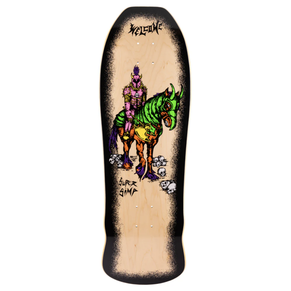 Welcome Super Simp on Early Grab Deck / Natural Stain / 10.0''