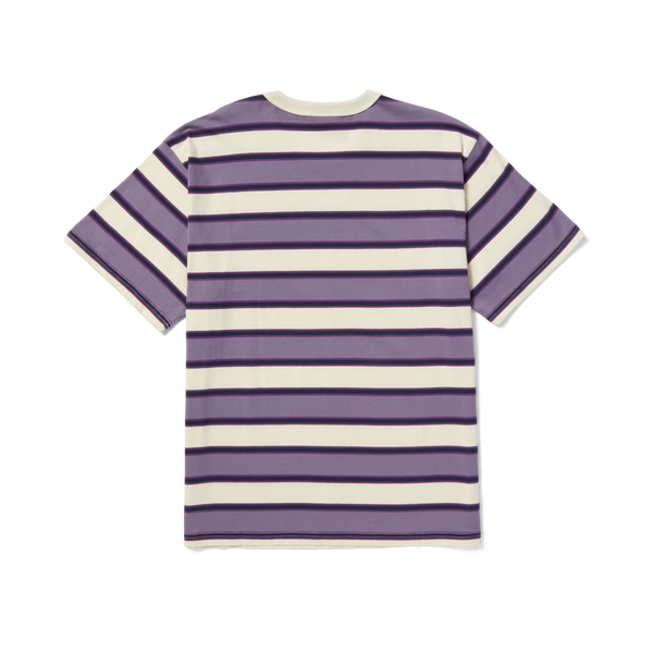 HUF Terrace Stripe Tee / Dust Purple