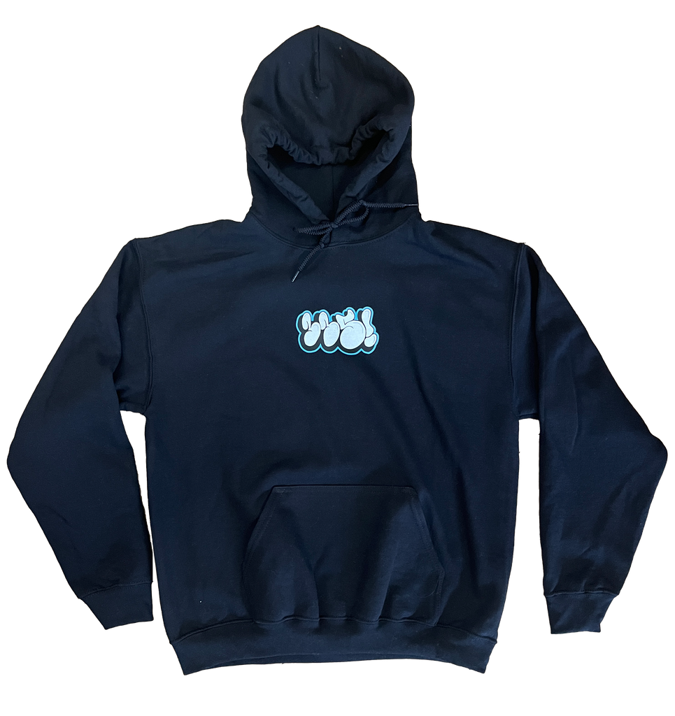 335 Graff Logo Hoodie / Black