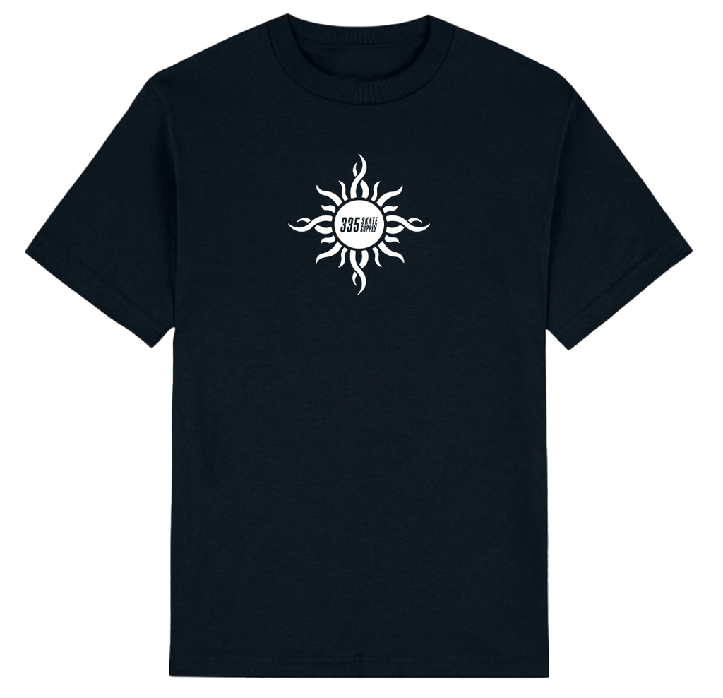 335 Sun Logo Tee / Black