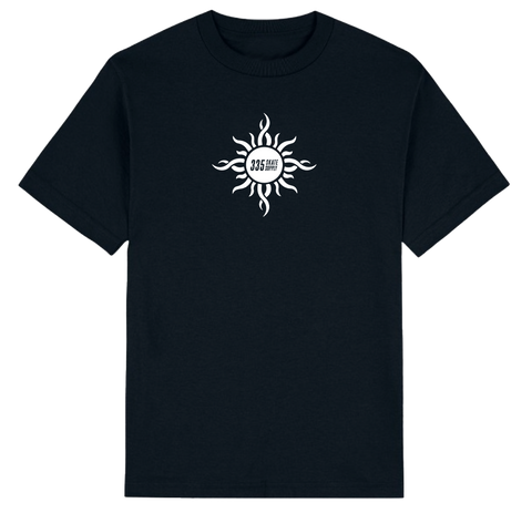 335 Sun Logo Tee / Black