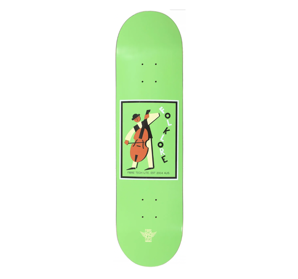 Folklore Cello Fibretech Lite Deck / Green / 7.75''