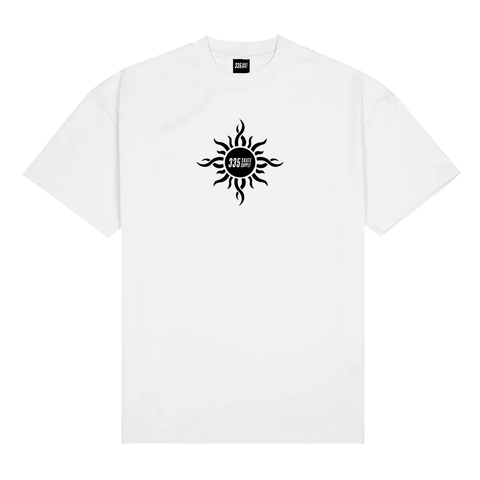 335 Sun Logo Tee / White