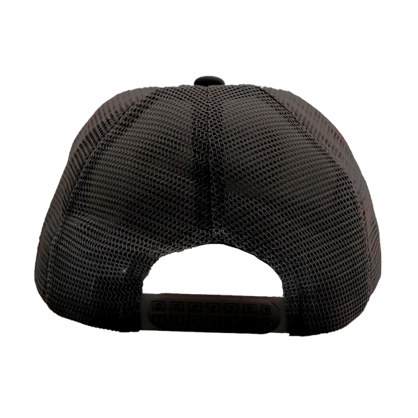 Paradise NYC Halo Trucker Hat / Black / White