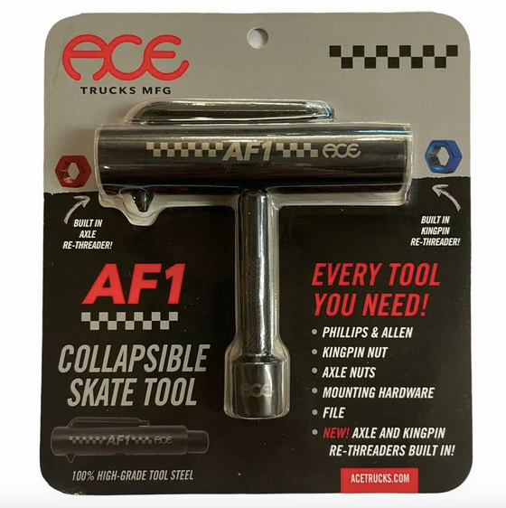 Ace AF1 Collapsible TTool / Rethreader / Black 335 Skate Supply