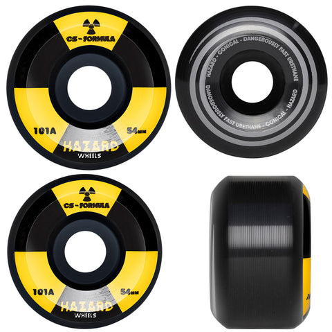 Hazzard Wheels Conical / 54mm / 101A (Black)