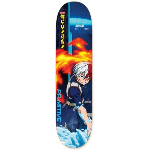 Primitive X My Hero Academia Shoto Todoroki Skateboard Deck / 8.125''