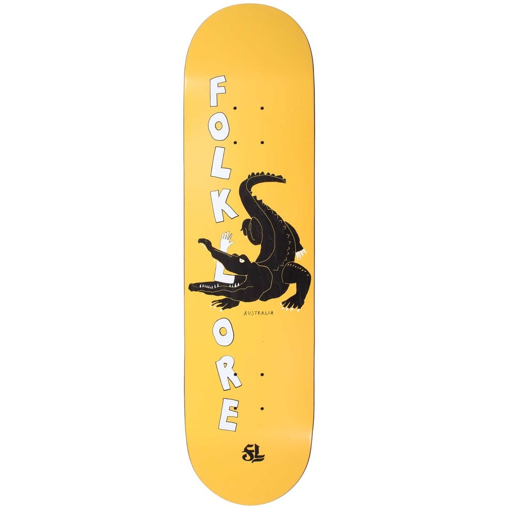 Folklore Croc Deck / Orange / 8.0''
