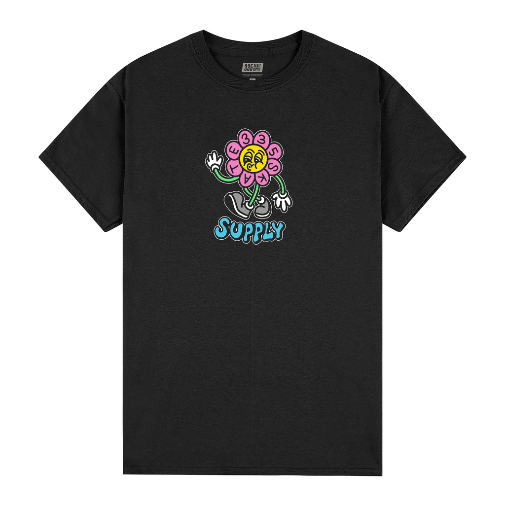 335 Floral Cruzin' Tee / Black