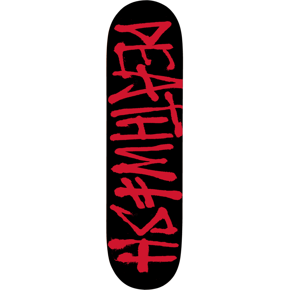 Deathwish Death Spray Deck / Black - Red / Assorted Sizes