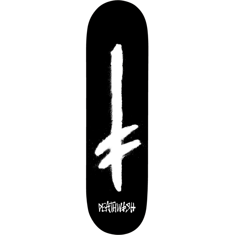 Deathwish Gang Spray Deck / Black - White / Assorted Sizes