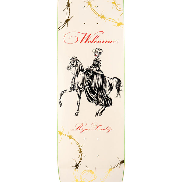 Welcome Cowgirl On Enenra Deck / Ryan Townley / Bone Gold Foil / 8.5''