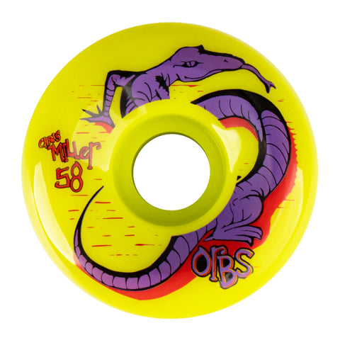 Orbs Wheels Specters | Chris Miller | Neon / Yellow | 58mm