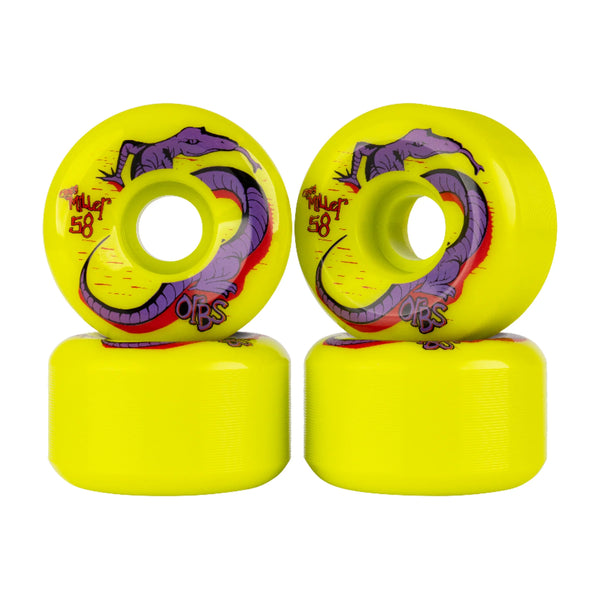Orbs Wheels Specters | Chris Miller | Neon / Yellow | 58mm