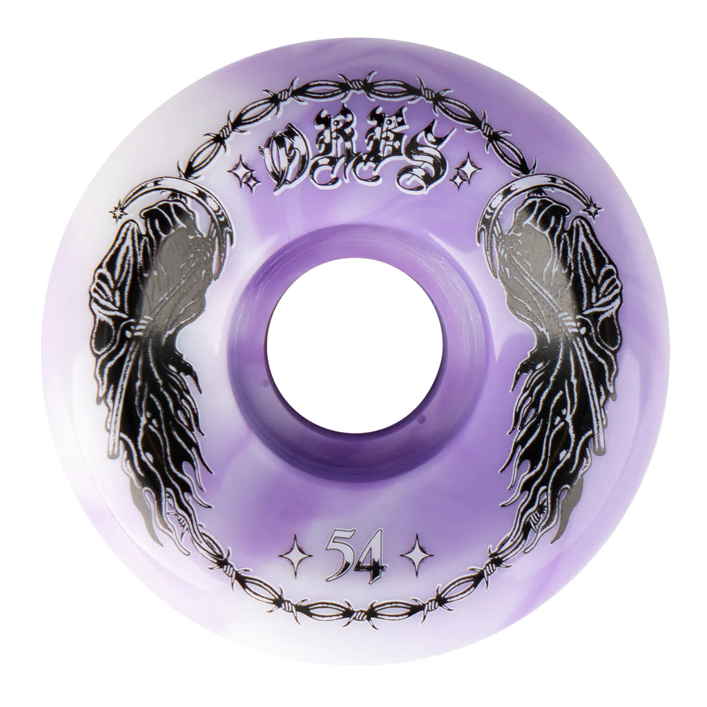 Orbs Wheels Specters | Purple / White Swirl | 54mm