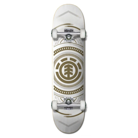 Element Hatch Complete / White | Gold / 8.0''