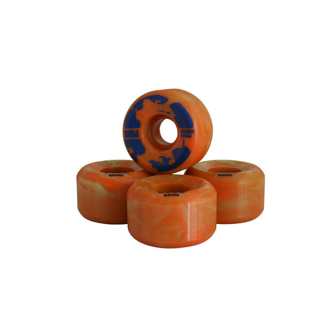 Wayward Wheels / Swirl Formula / Orange & Green / 52MM