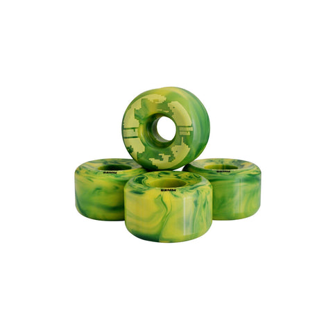 Wayward Wheels / Swirl Formula / Green / 52MM