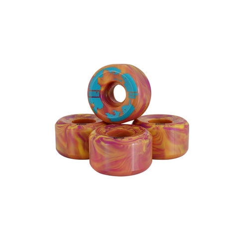 Wayward Wheels / Swirl Formula / Purple & Yellow / 52MM