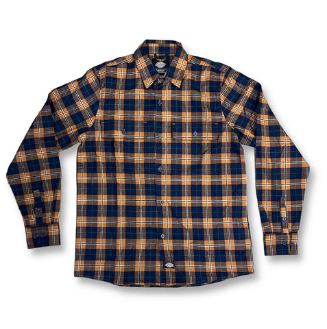 Dickies Houston Plaid Flannelette Shirt / Brown