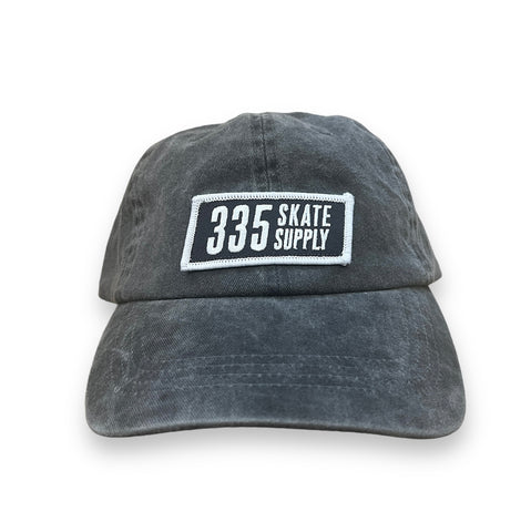 335 Patch Logo Hat / Washed Black