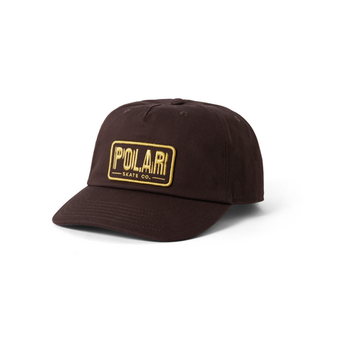 Polar Earthquake Patch Hat / Dark Brown