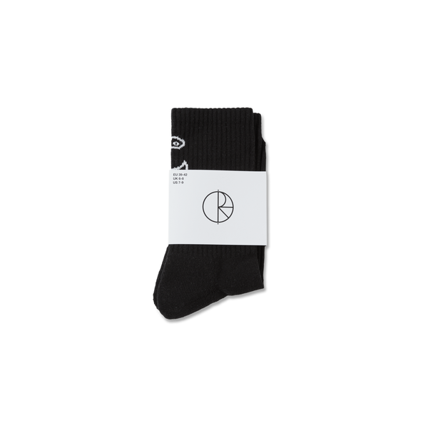 Polar Face Socks / Black