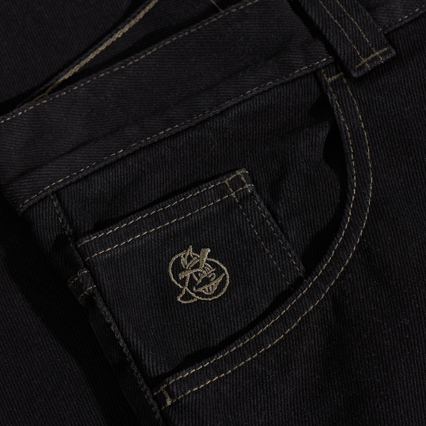Polar 93 Contrast Denim / Black / Dark Olive Stitch