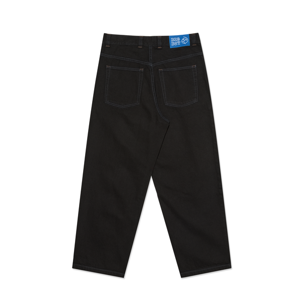 Polar Big Boy Contrast Jeans / Black / Blue Stitch