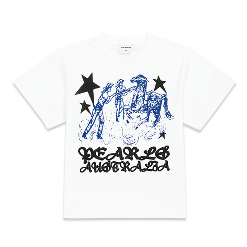 Pearls Lasso T-Shirt / White