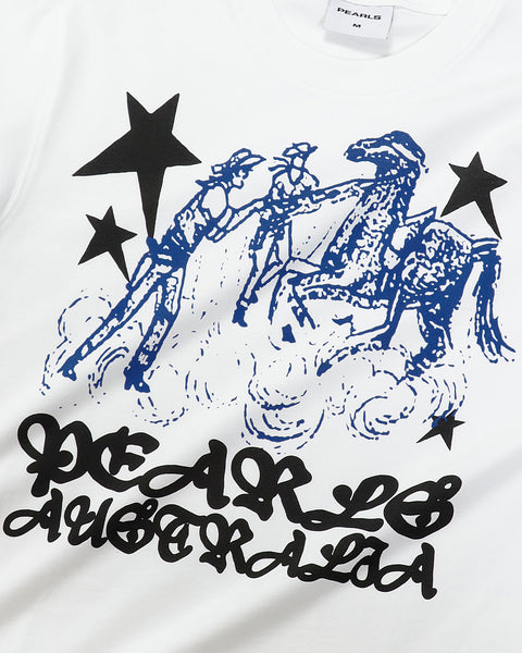 Pearls Lasso T-Shirt / White