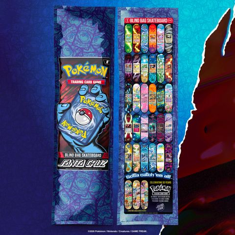 Santa Cruz X Pokemon TCG Blind Bag Skateboard Deck / 8.0''