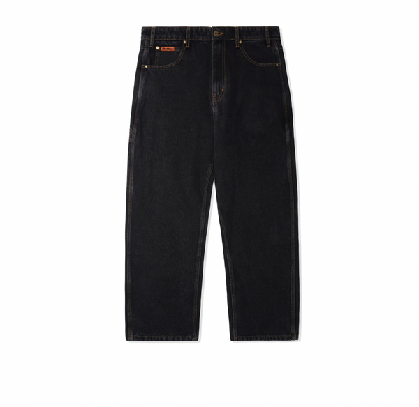 Butter Relaxed Denim Jeans / Washed Black
