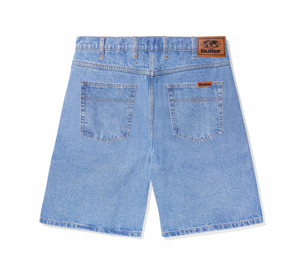 Butter Relaxed Denim Shorts / Washed Indigo