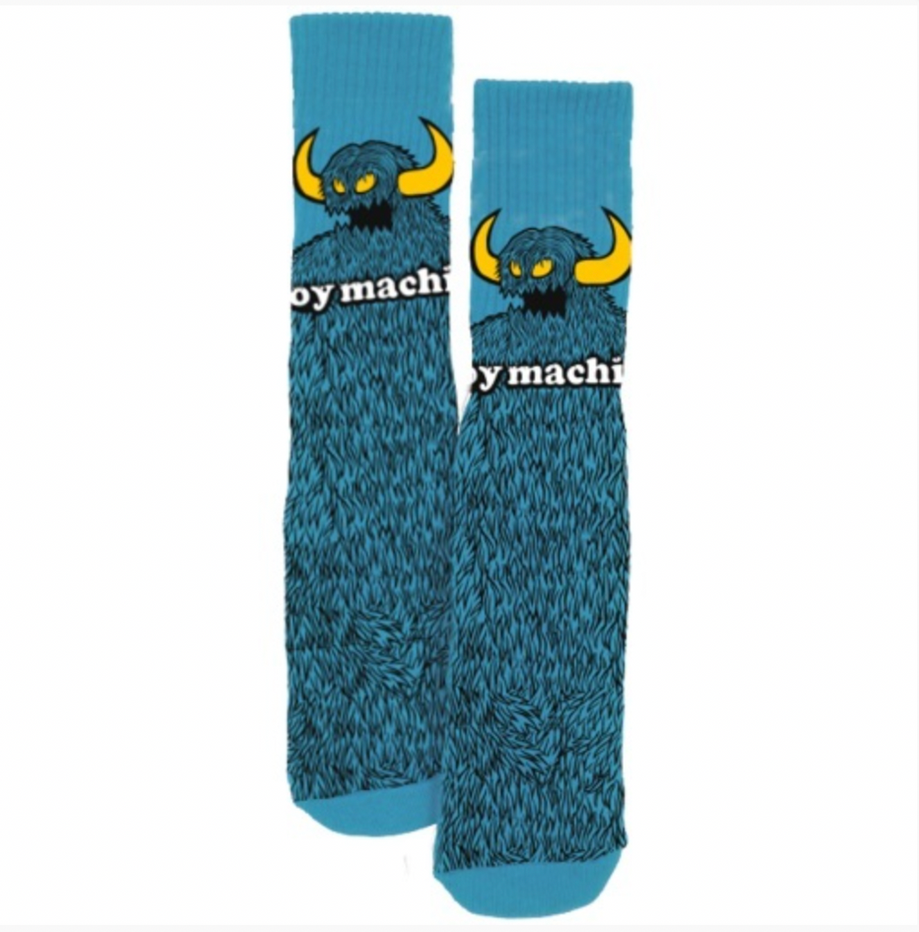 Toy Machine Furry Monster Socks / Blue