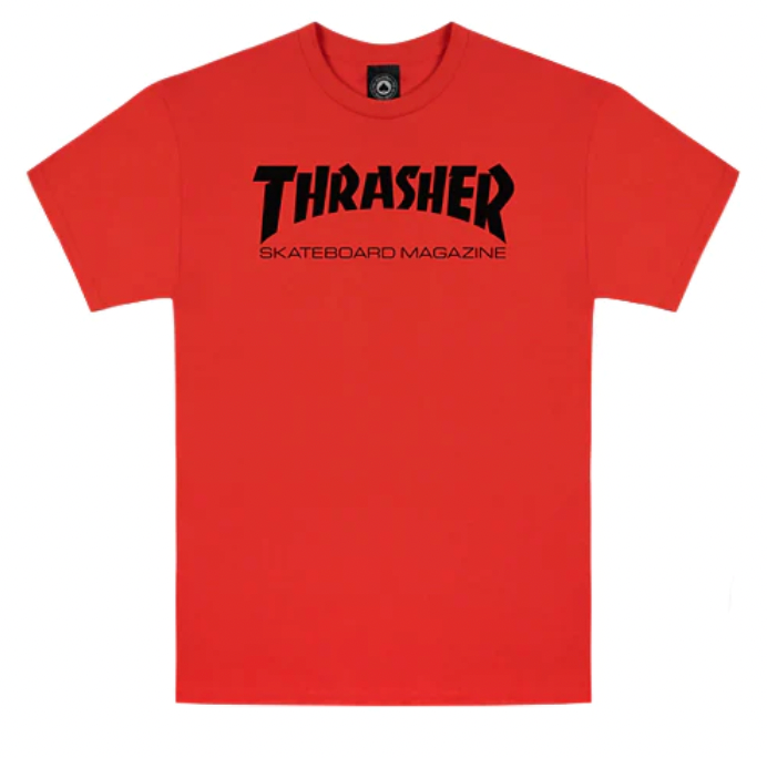 Thrasher Skate Mag Logo Youth Tee / Red