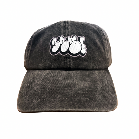 335 Graff Logo Hat / Washed Black