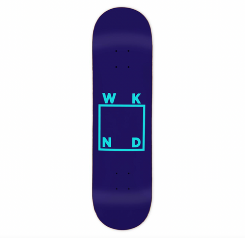 WKND White Logo Deck / Blue / Blue / 8.38''