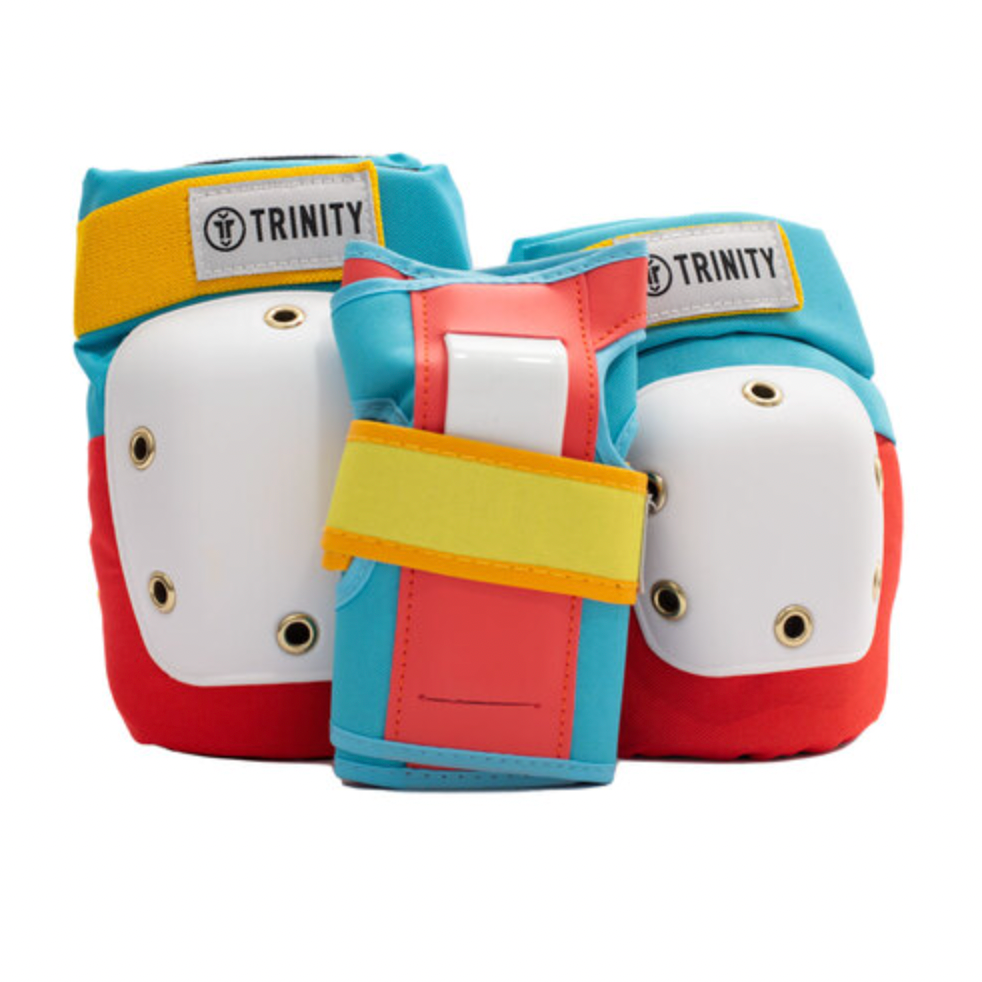 Trinity Tri-Pack Pad Set /  Retro (Blue / Yellow / Red)