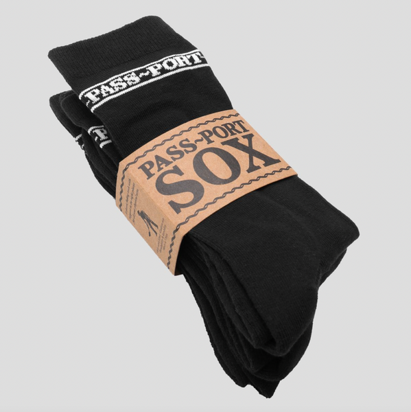 Pass Port Hi Sox 3PK / Black / Green / Choc