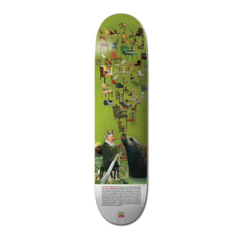 UMA Cow Seal Tongue Deck / Roman / 8.38''