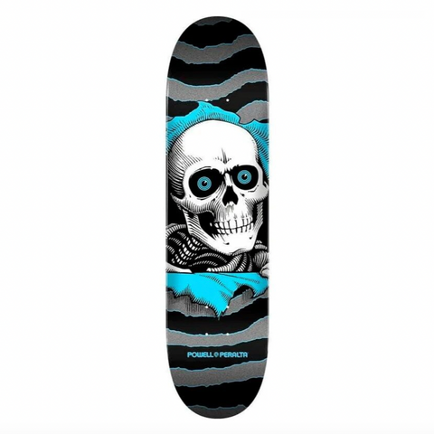 Powell Ripper One Off Deck / Silver / Blue / 7.75''