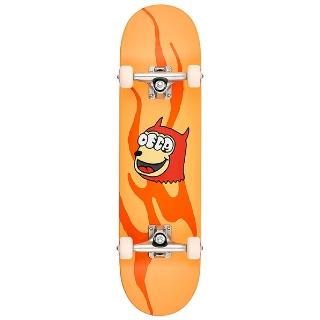 DECA Dex Orange Complete Youth Mini Skateboard / 7.6''