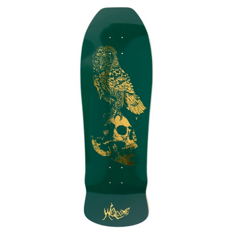 Welcome Bird Brain on Early Grab Deck / Green & Gold Foil / 10.0''